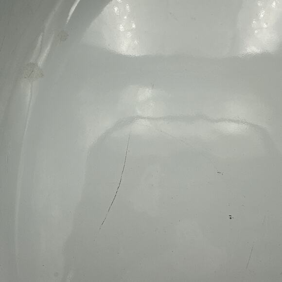 Retro MCM Enamel Ware Oval Open Roasting Pan With Flowers Design - Picture 7 of 11